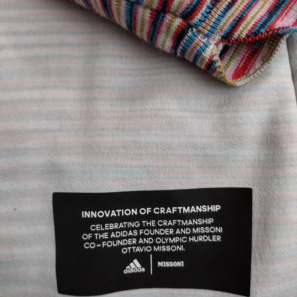 Authentic ADIDAS x MISSONI PHX Multi-Colored RUNNING Jacket S. - Picture 3 of 6